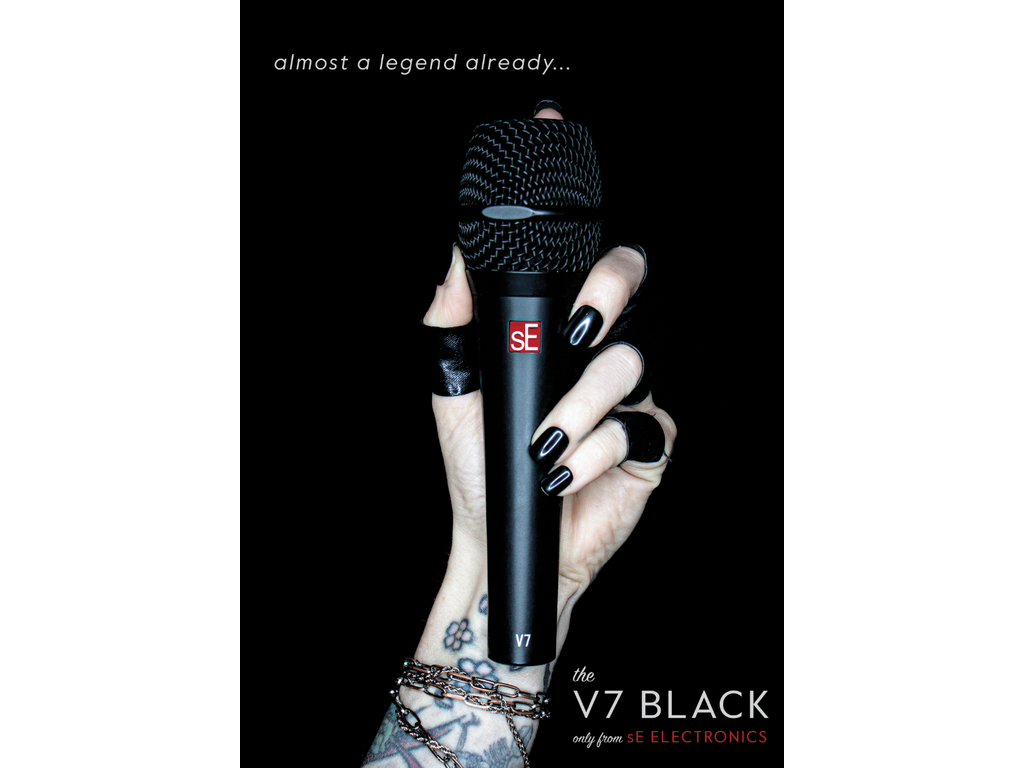 SE Electronics V7 Black – Micrófono Dinámico Profesional | Compra en Perú - Imagen 3