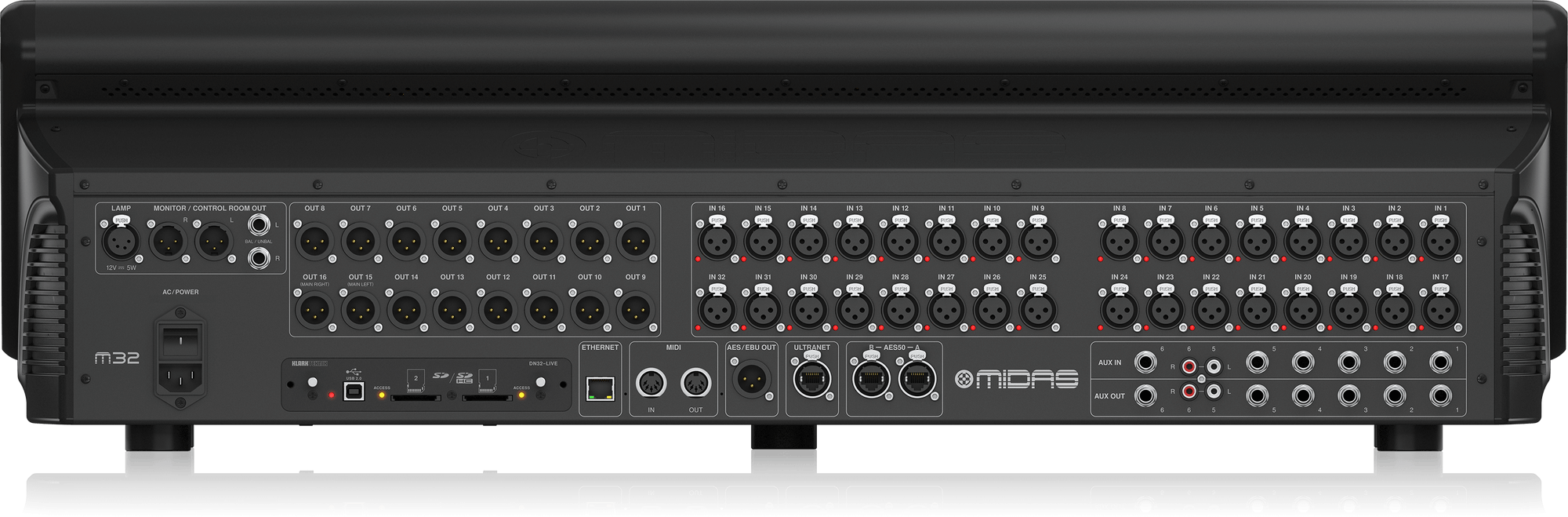 Midas M32L | Consola Digital 32 x 16 canales Profesional Premium - Imagen 3