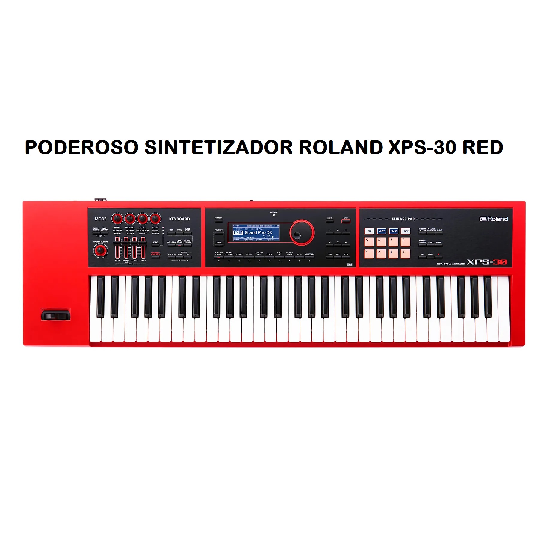 Roland XPS-30 Poderoso Sintetizador Rojo - Imagen 2