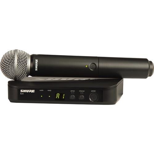 Shure BLX24 SM58 Microfono Inalambrico de mano SM58