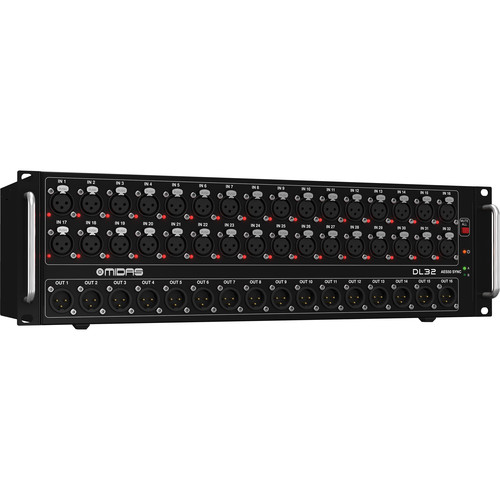 Midas DL32 Poderoso Digital I/O Stage Box Snake Digital de 32x16 canales via Ethernet AES50 - Imagen 2