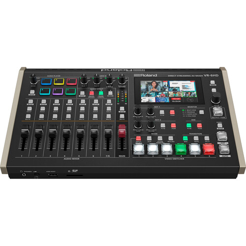 Roland VR-6HD Poderoso Streaming AV Video Switcher directo FHD Todo en Uno - Imagen 4